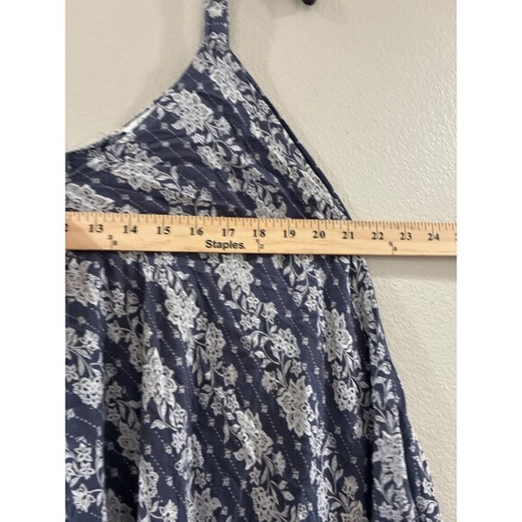 Jopna Women Pants & Jumpsuits Rompers Sleeveless Blue floral bohemian size small - Picture 6 of 7